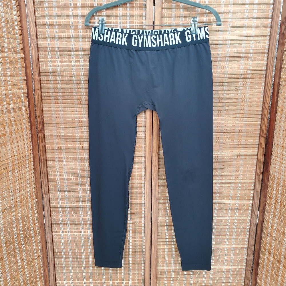 ♧ Gymshark Seamless Womens Workout Black Leggings Size Large